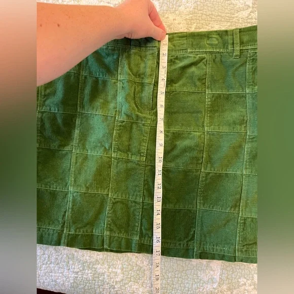 Ann Taylor Loft Corduroy Patchwork Skirt - Picture 3 of 4